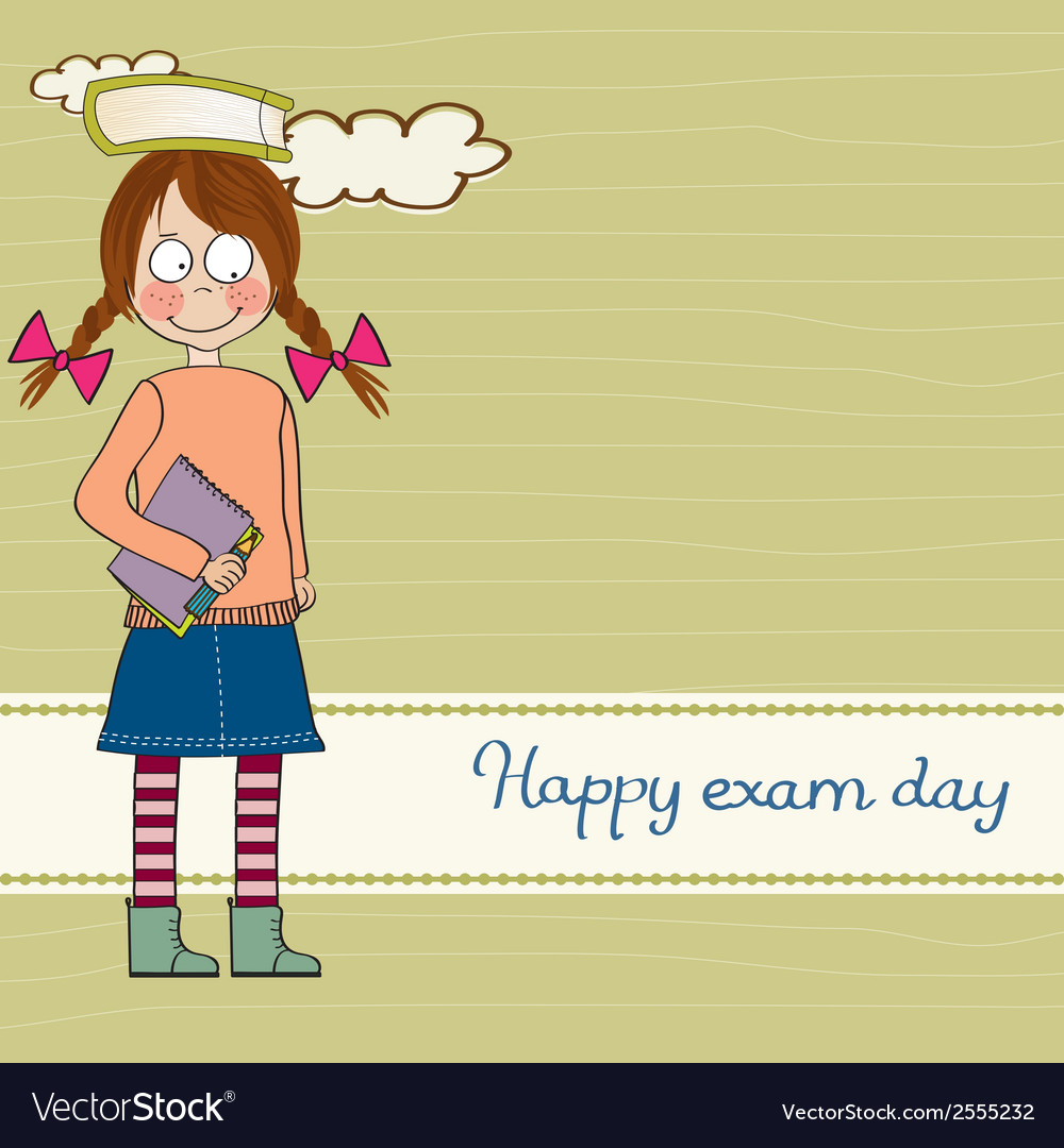 A crazy exam day image